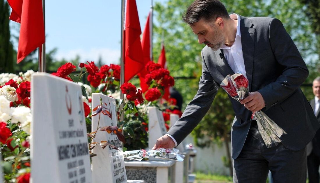 Bursa'da 15 Temmuz Demokrasi Şehitleri hatırlanıyor. Demokrasi şehitlerimiz anısına düzenlenen