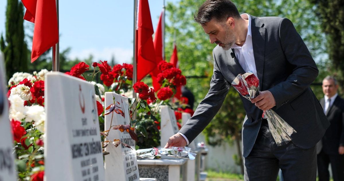 Bursa'da 15 Temmuz Demokrasi Şehitleri hatırlanıyor. Demokrasi şehitlerimiz anısına düzenlenen