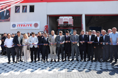 Bursa Büyükorhan’da yeni itfaiye hizmet binası açıldı