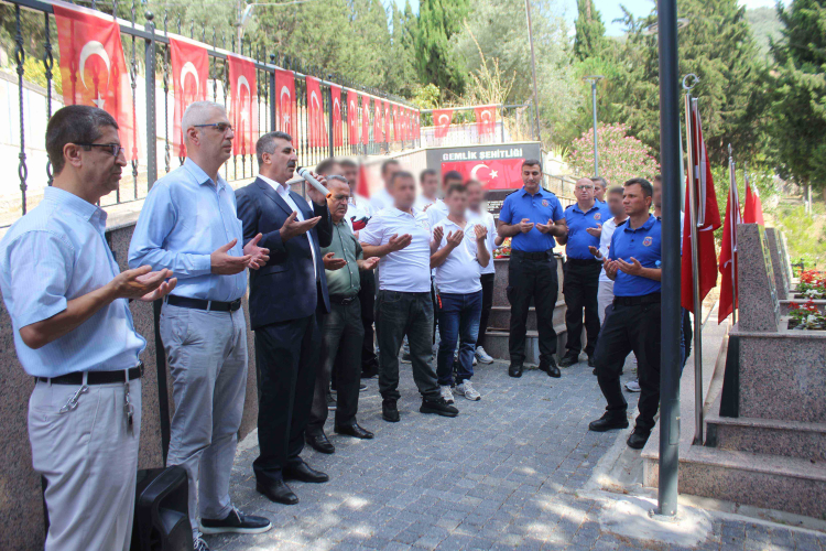 Bursa Gemlik’te 15 Temmuz Anma Programı
