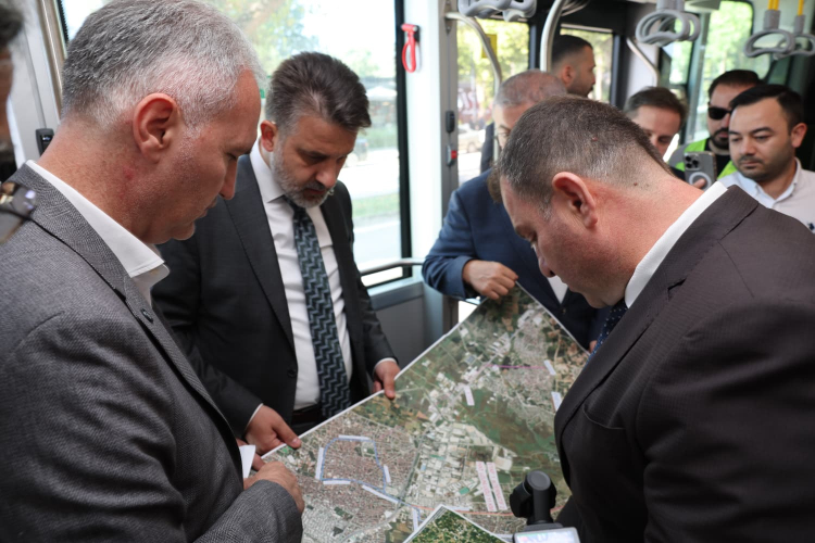 Bursa İnegöl'de Metrobüs Projesi Başladı