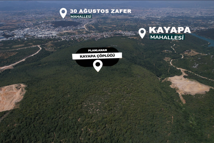 Bursa Kayapa’da Atık Tesisine Karşı Çıkış