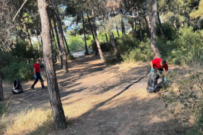 Bursa Mudanya'da orman yangını önleme çalışması