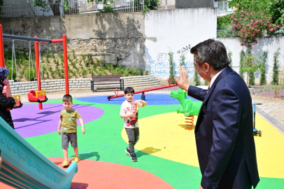 Bursa Yıldırım Parklarda Bakım Çalışması