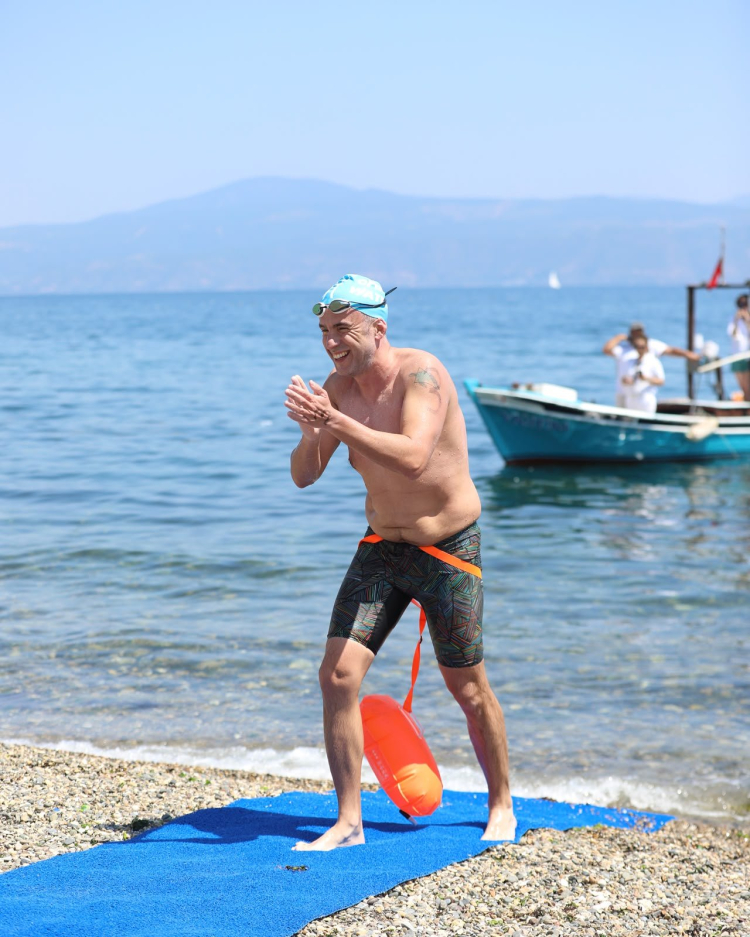 Bursa'da Açık Deniz Yüzme Maratonu Tamamlandı