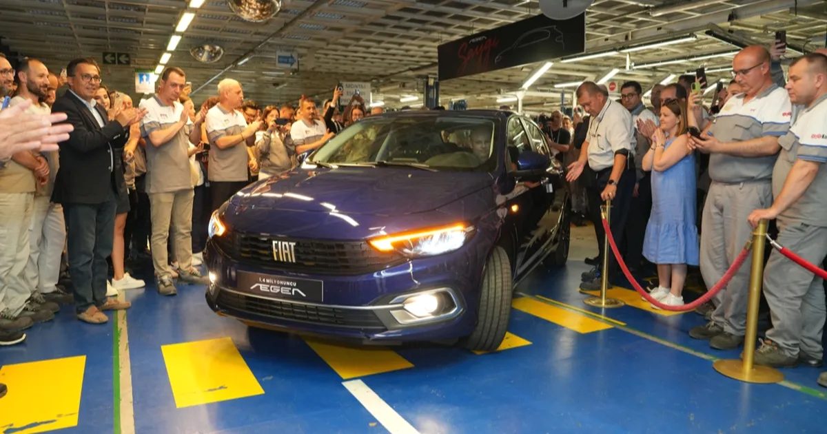 Bursa'da Fiat Egea üretimi sona erdi. Endüstride önemli bir dönüm