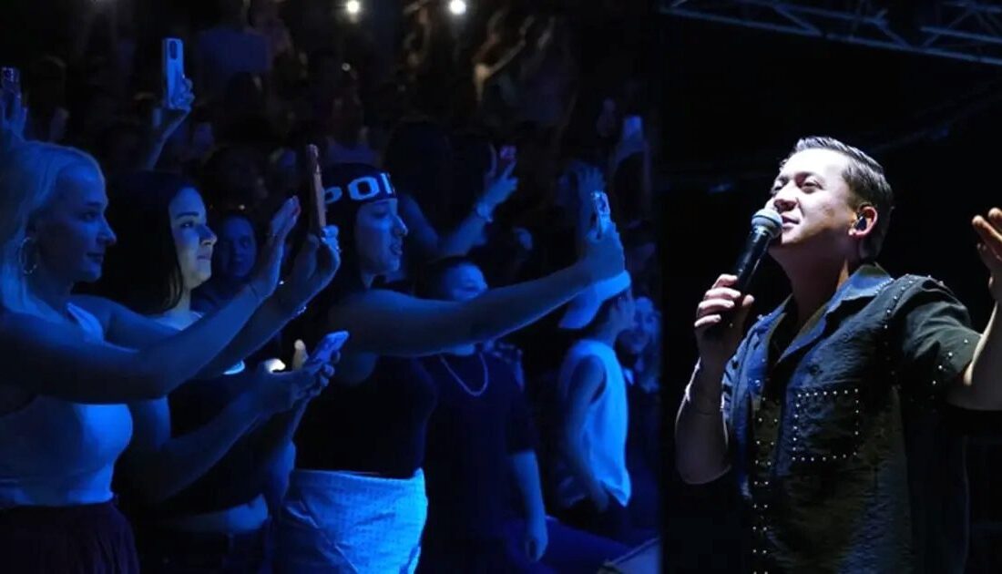 Bursa’da gençlere özel düzenlenen konser etkinliği, coşku ve eğlence dolu