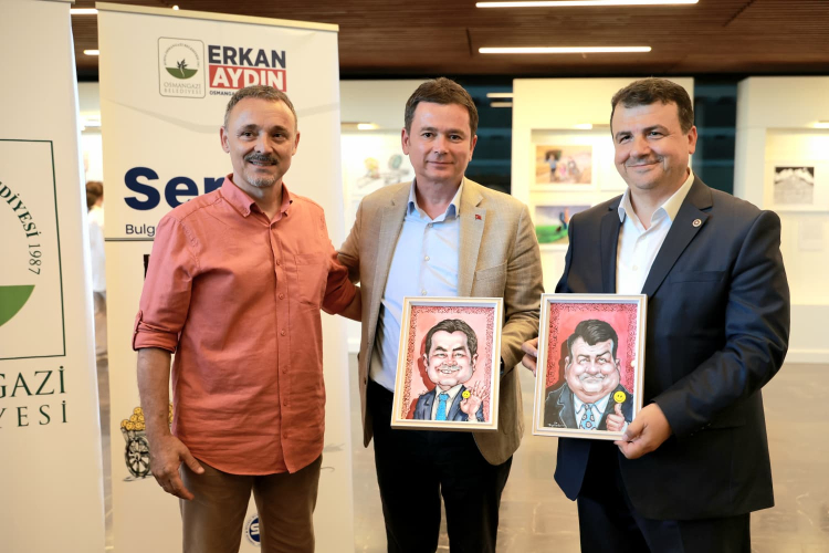 Bursa'da göç temalı karikatür sergisi açıldı