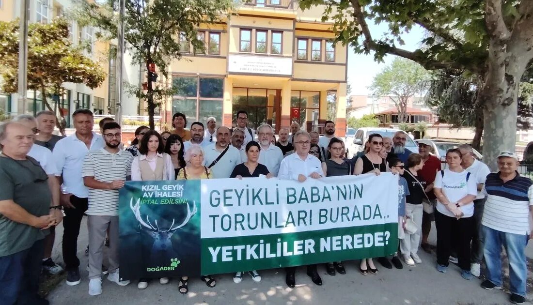 Bursa'da Kızıl Geyiklerin avına yönelik ilgi ve tepkileri detaylı inceleyen