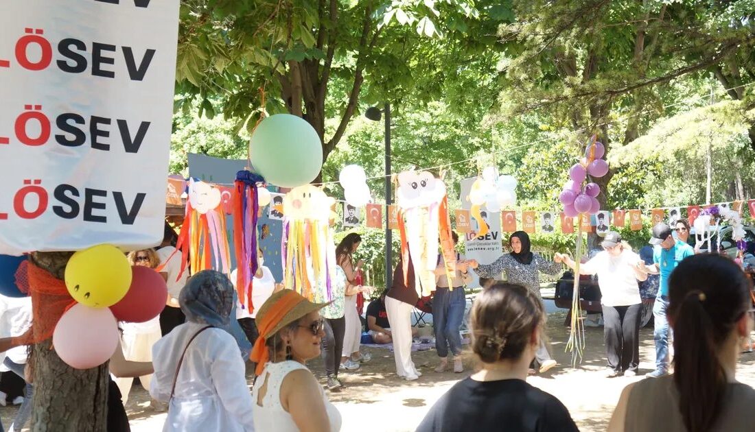Bursa'da lösemili çocuklar için düzenlenen bu etkinlik, farkındalık yaratmak ve