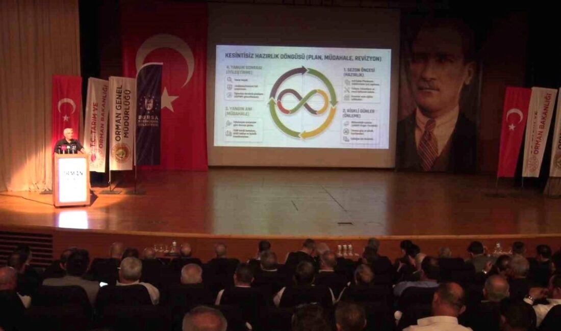 Bursa'da orman yangınlarıyla mücadele amacıyla düzenlenen istişare toplantısında, alınacak önlemler