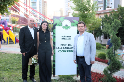 Bursa'da Prof. Dr. Lale Karabıyık Parkı Açıldı