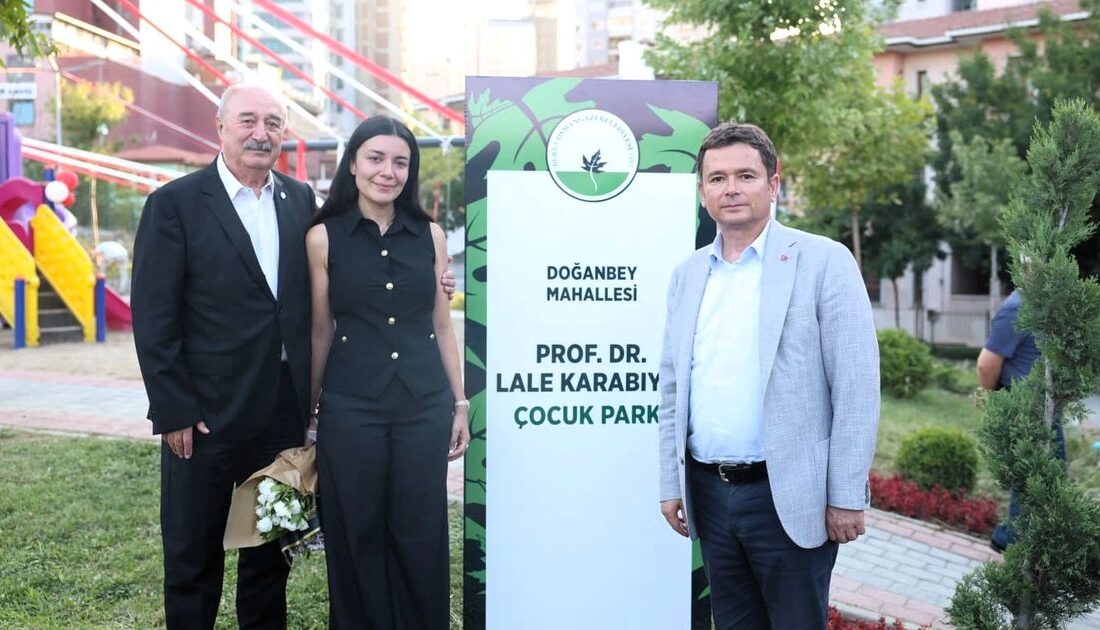 Bursa'da Prof. Dr. Lale Karabıyık Parkı resmi açılışıyla hizmete girdi.