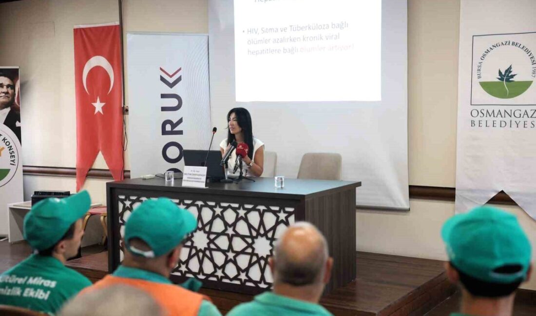 Bursa'da temizlik çalışanlarına yönelik Hepatit eğitimi, sağlık ve hijyen standartlarının