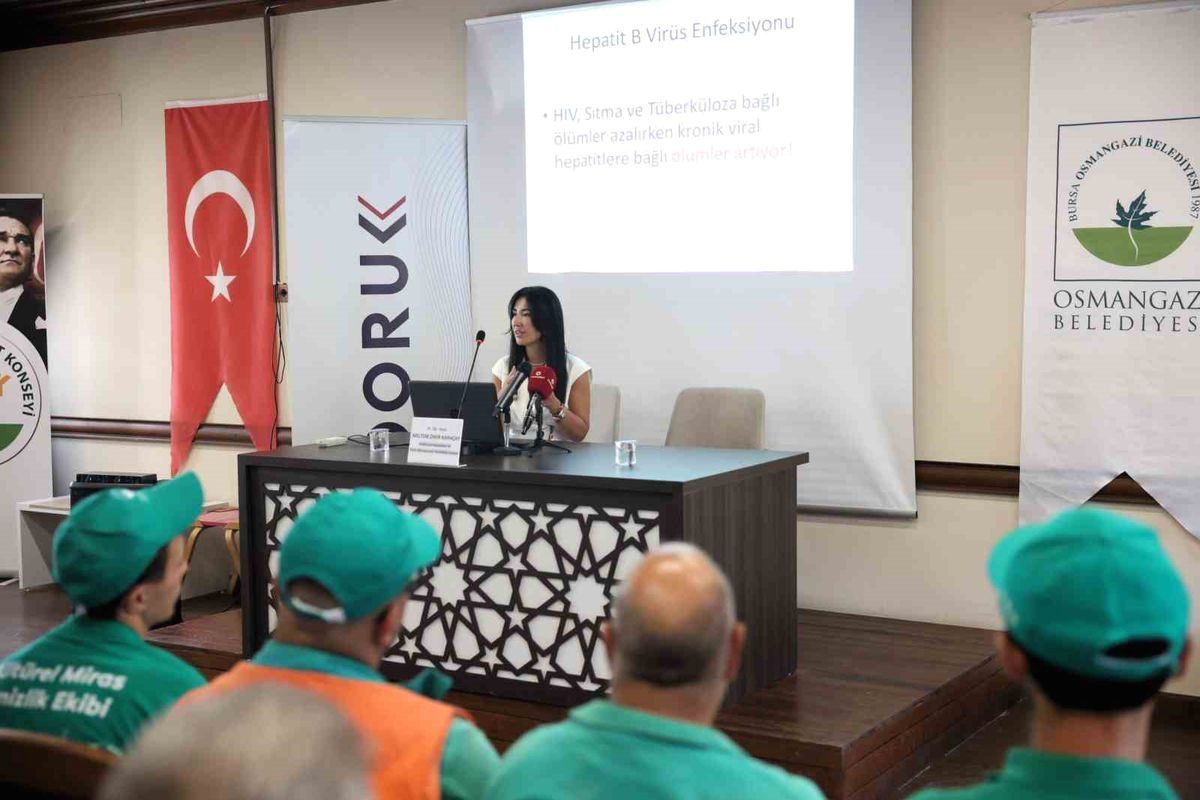 Bursa'da temizlik çalışanlarına yönelik Hepatit eğitimi, sağlık ve hijyen standartlarının