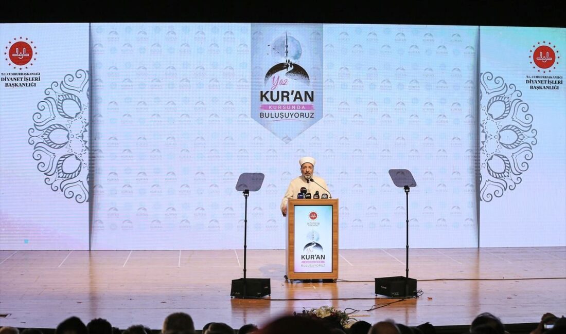 Bursa'da yaz kur'an kursları resmi olarak açıldı. Kur'an öğretimi ve