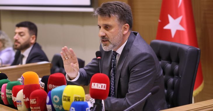 Bursa Büyükşehir Belediyesi Başkan Vekili Şahin Biba, Büyükşehir Belediye Meclisi’nin