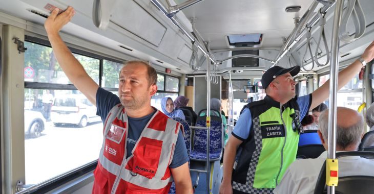 Bursa Büyükşehir Belediyesi, yaz mevsimiyle birlikte artan hava sıcaklıklarına karşı