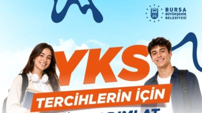 Bursa Büyükşehir Belediyesi, Yükseköğretim Kurumları Sınavı (YKS) sonuçlarının açıklanmasının ardından