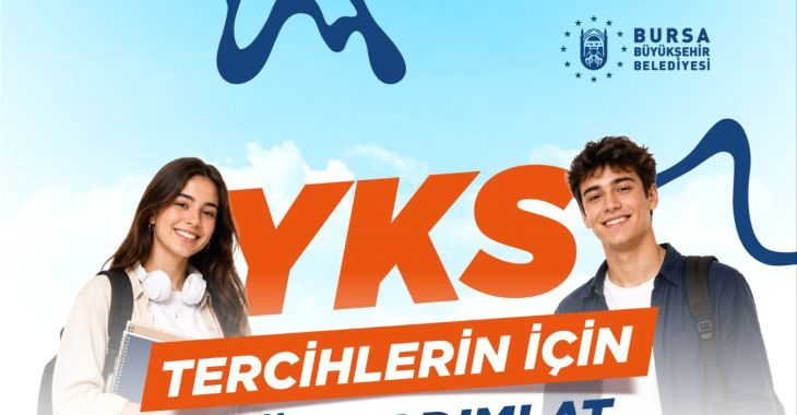 Bursa Büyükşehir Belediyesi, Yükseköğretim Kurumları Sınavı (YKS) sonuçlarının açıklanmasının ardından