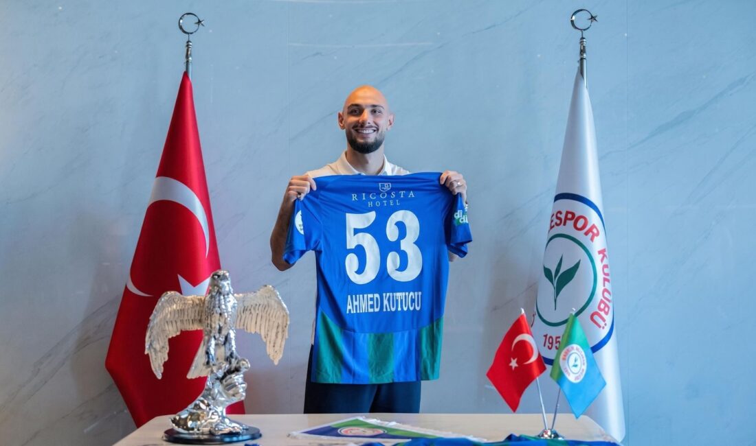 Çaykur Rizespor, Ahmed Kutucu ile sezon sonunda sözleşme imzaladı. Yeni