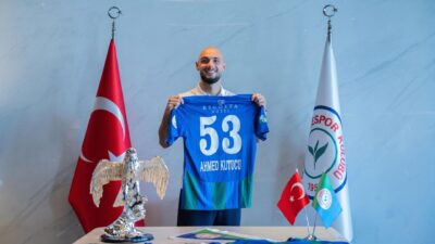 Çaykur Rizespor, Ahmed Kutucu ile sezon sonunda sözleşme imzaladı. Yeni