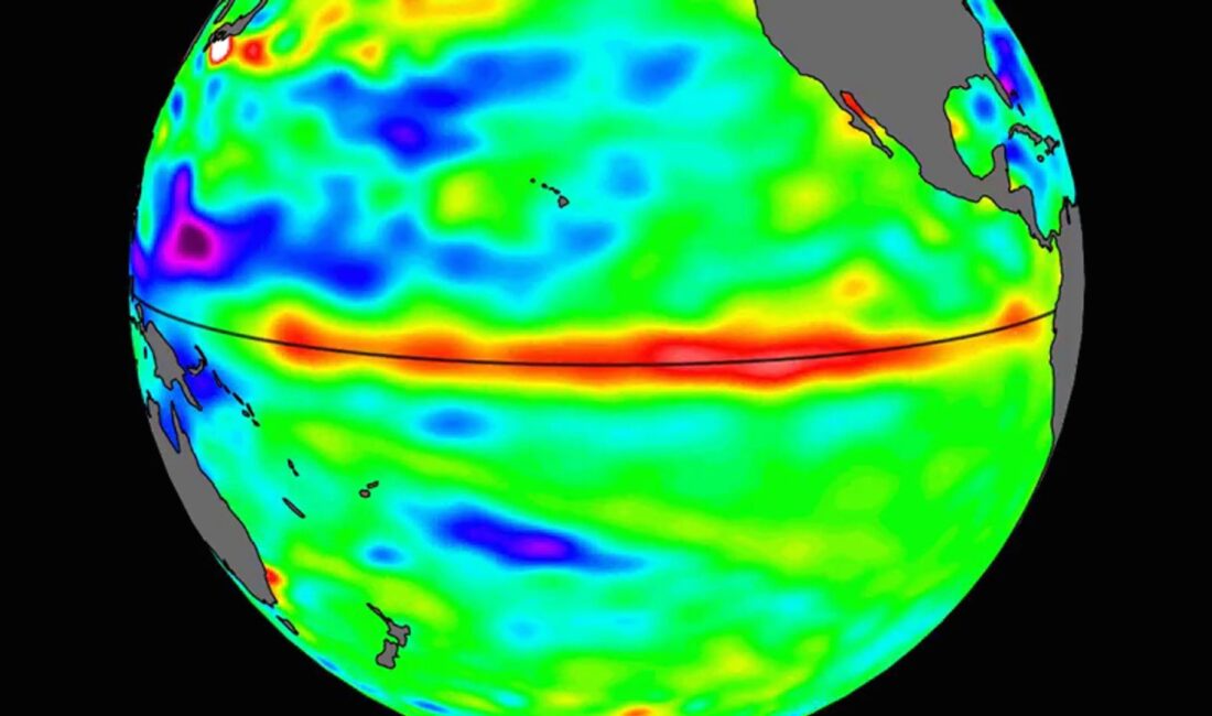 El Niño etkisi güçleniyor, iklim üzerinde en yüksek seviyeye ulaşıyor.