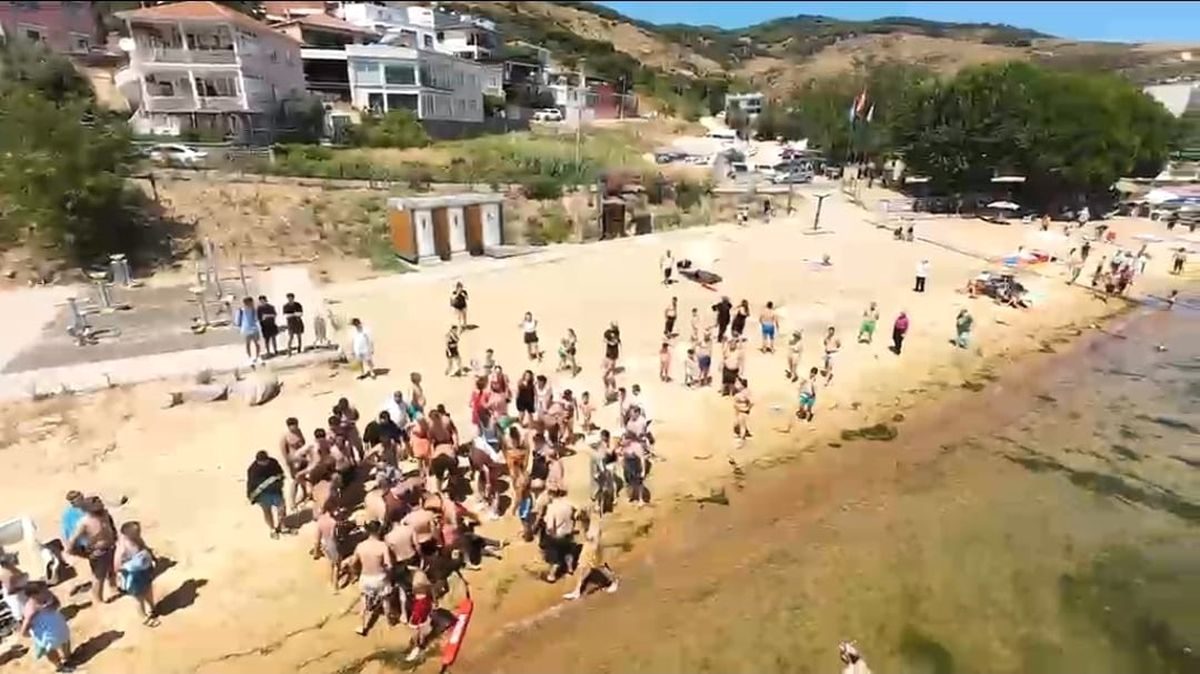 Erdek'te yaşanan boğulma olayı, dron kullanımıyla tespit edilerek olayın detayları