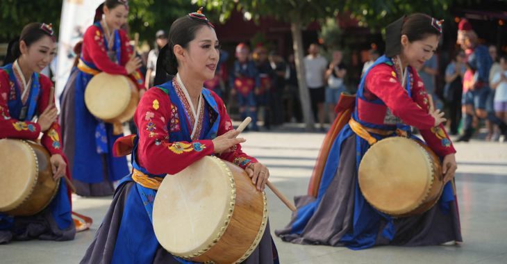 38. Uluslararası Altın Karagöz Halk Dansları Yarışması kapsamında düzenlenen nokta