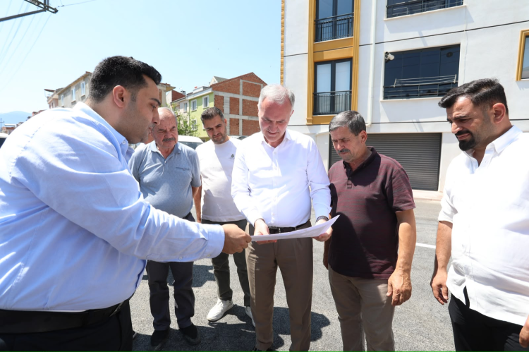 İnegöl Belediyesi'nden Kırsalda Hızlı Çalışma