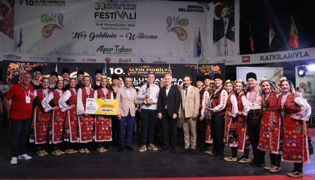 İnegöl Festivalinde halk dansları gösterileriyle dolu coşkulu anlar ve kültürel