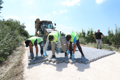 İnegöl’de Kırsal Mahallelerde Ulaşım Çalışmaları