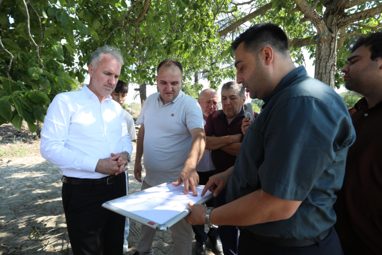 İnegöl’de Kırsal Mahallelerde Ulaşım Çalışmaları