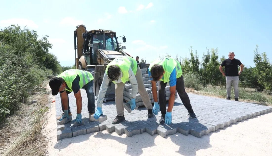 İnegöl’de kırsal mahallelerde ulaşım çalışmalarını detaylandıran, bölgenin ulaşım altyapısını geliştirmek