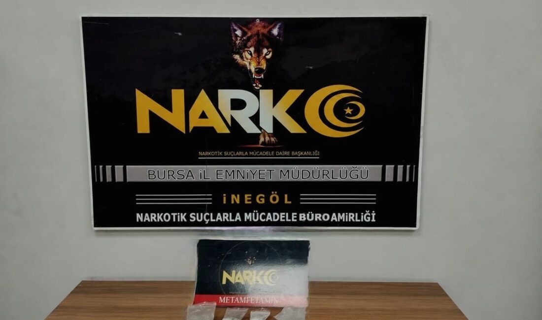 İnegöl'de gerçekleştirilen uyuşturucu operasyonu sonucunda bir şüpheli yakalandı. Emniyet güçlerinin