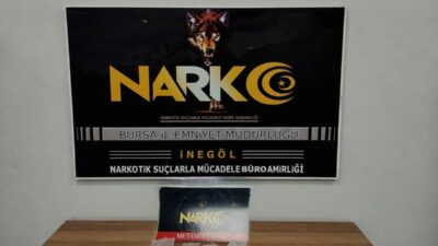İnegöl'de gerçekleştirilen uyuşturucu operasyonu sonucunda bir şüpheli yakalandı. Emniyet güçlerinin