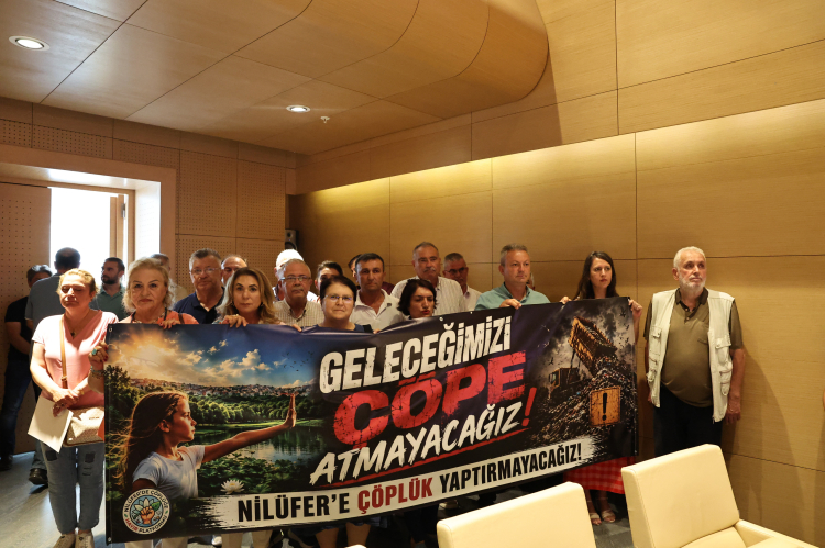 Nilüfer’de katı atık tesisi tepkisi