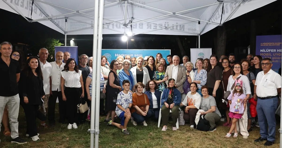 Nilüfer’de vatandaşla buluşma etkinliği, halkın taleplerini dinlemek ve çözümler üretmek