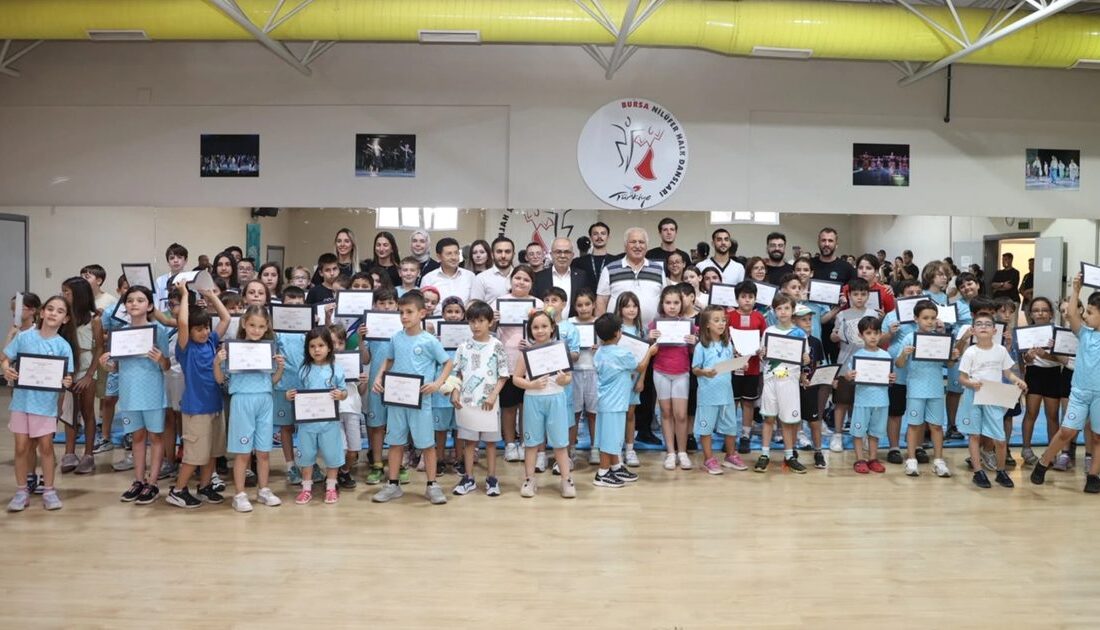 Nilüfer’de Yaz Spor Okulları Kapanış Töreni ile gençlerin sporla buluşması