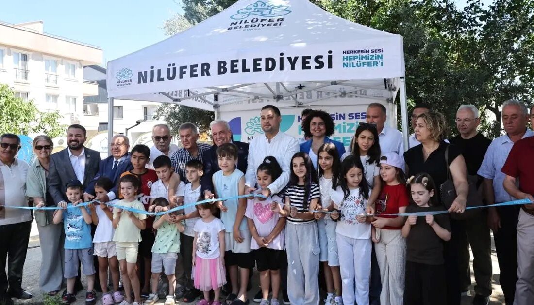 Nilüfer’de yeni park açıldı; bölgeye sağlık, eğlence ve dinlenme imkânları