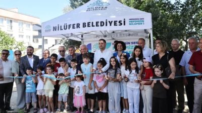 Nilüfer’de yeni park açıldı; bölgeye sağlık, eğlence ve dinlenme imkânları