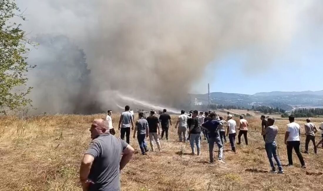 Orhaneli'de çıkan anız yangını kontrol altına alınmış olup, yetkililer olayla
