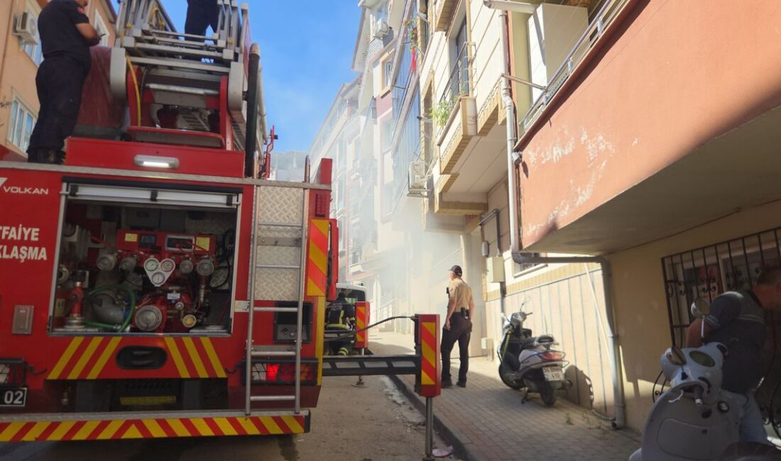 Orhangazi'de çıkan yangında engelli vatandaş güçlükle kurtarıldı. Güvenlik önlemleri ve