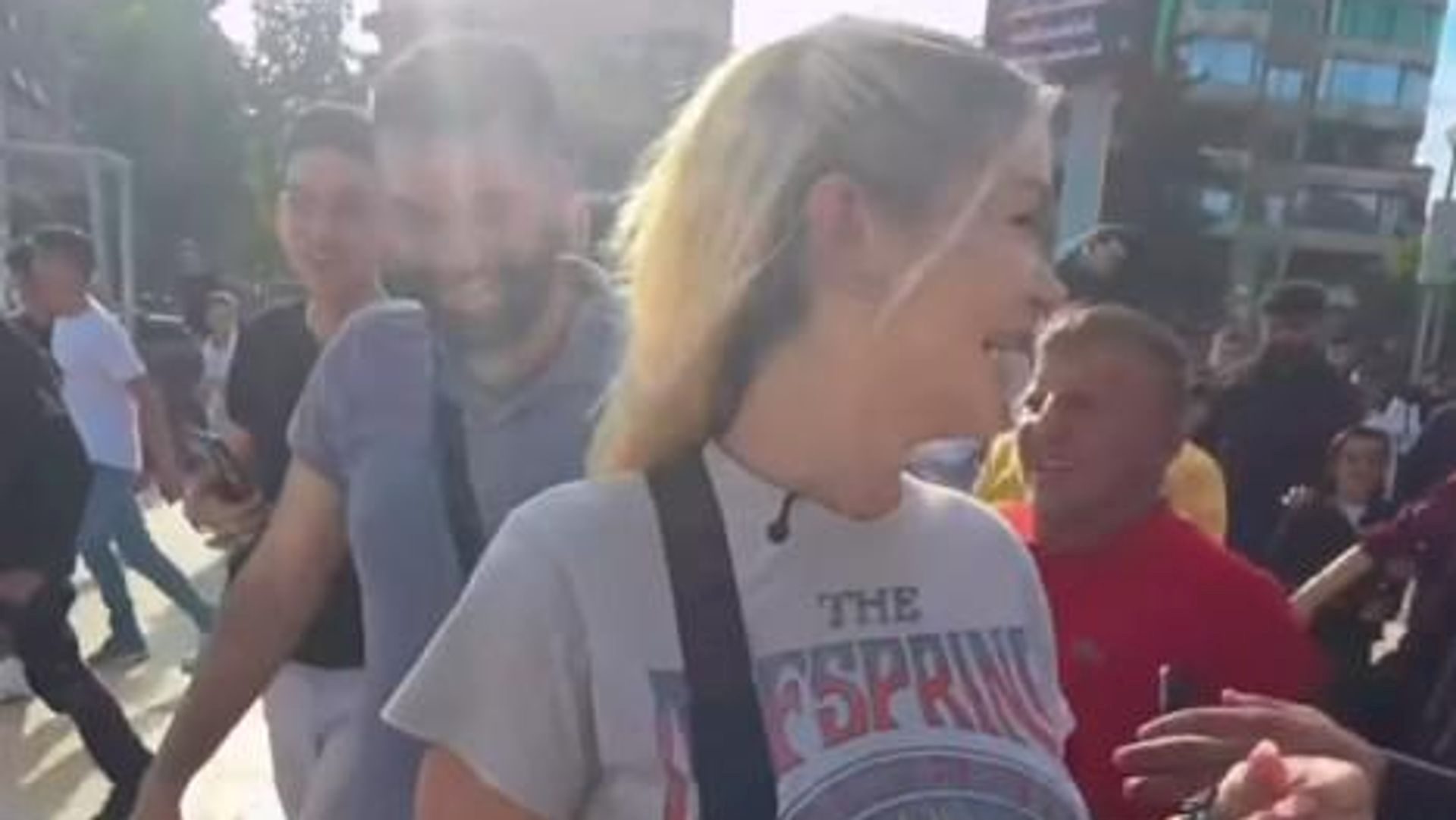 Şam'daki Emeviler Meydanı'nda yabancı turiste yönelik taciz olaylarıyla ilgili geniş