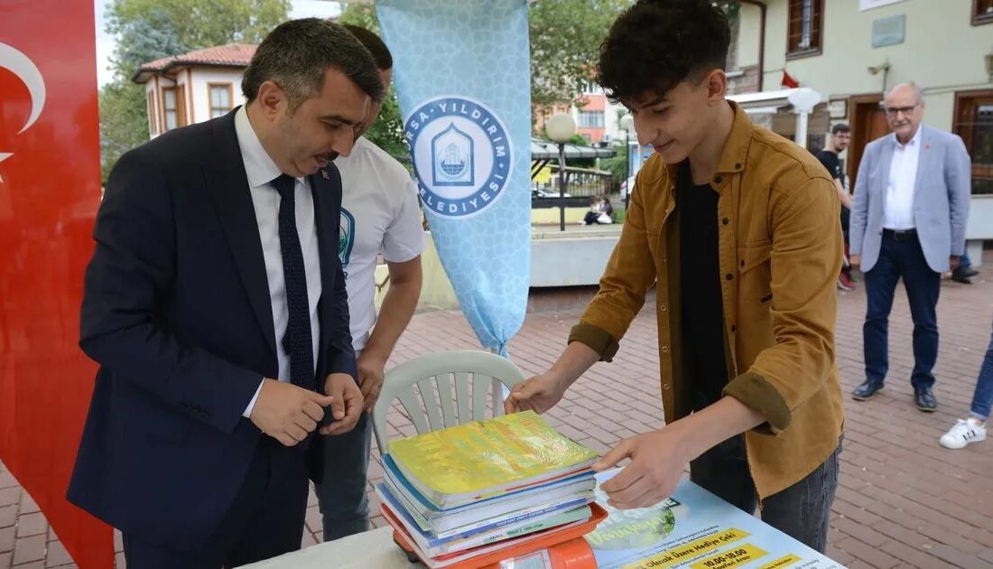 Yıldırım Belediyesi'nin kitap bağış kampanyasıyla eğitim ve kültür alanında destek