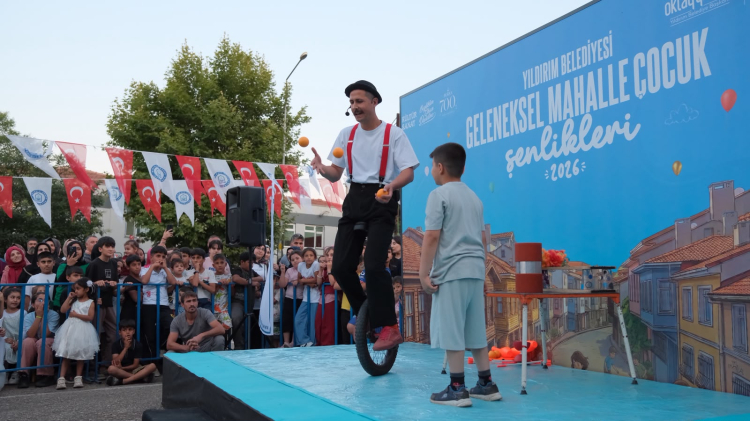 Yıldırım'da Geleneksel Çocuk Şenlikleri düzenlendi
