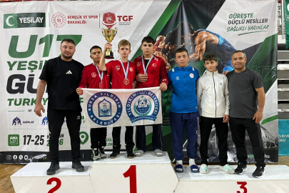 Yıldırım'da Güreş Şampiyonası büyük başarı
