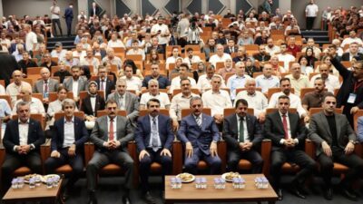 Yıldırım'da düzenlenen MHP Olağan Kongresi'nde partililer coşku ve bağlılık içinde