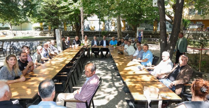 Bursa Büyükşehir Belediyesi Başkanvekili Şahin Biba, Osmangazi ilçesine bağlı 15