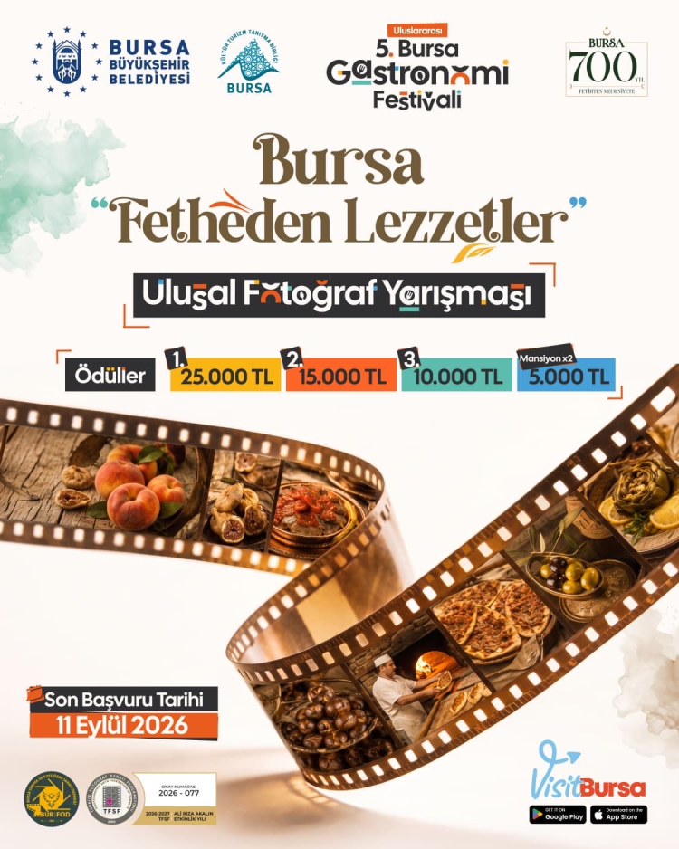 Bursa Gastronomi Fotoğraf Yarışması Düzenleniyor